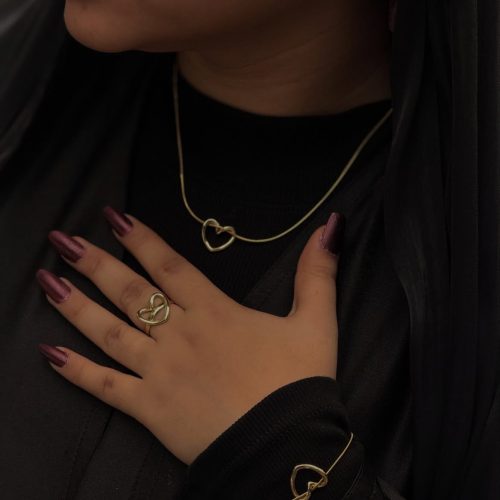 Heart chain set 💫 elevate every outfit ❤️✨ #everyday #mininimalstyle